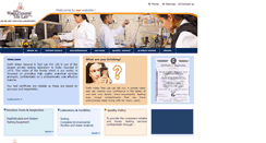 Desktop Screenshot of delhiwatertestlab.com